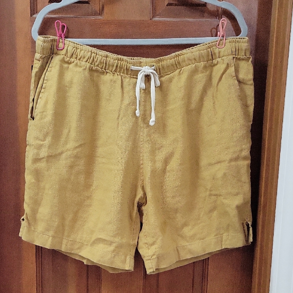 Alex Crane 100% Linen Shorts